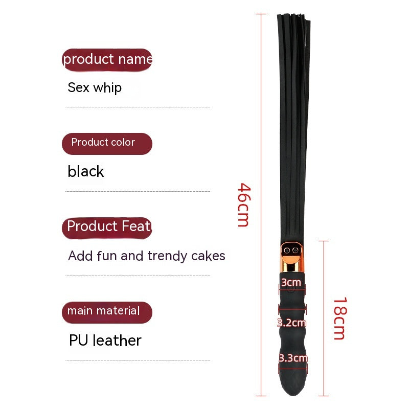 Látigo vibrador Kiara — silicona recargable