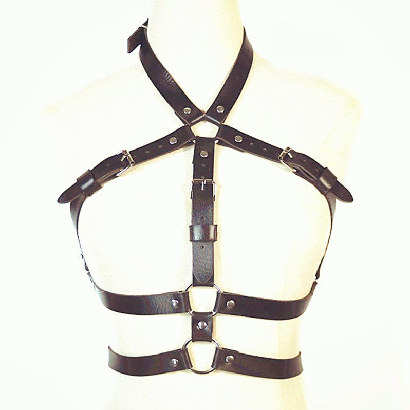 Collar Electra — polipiel con hebilla metálica