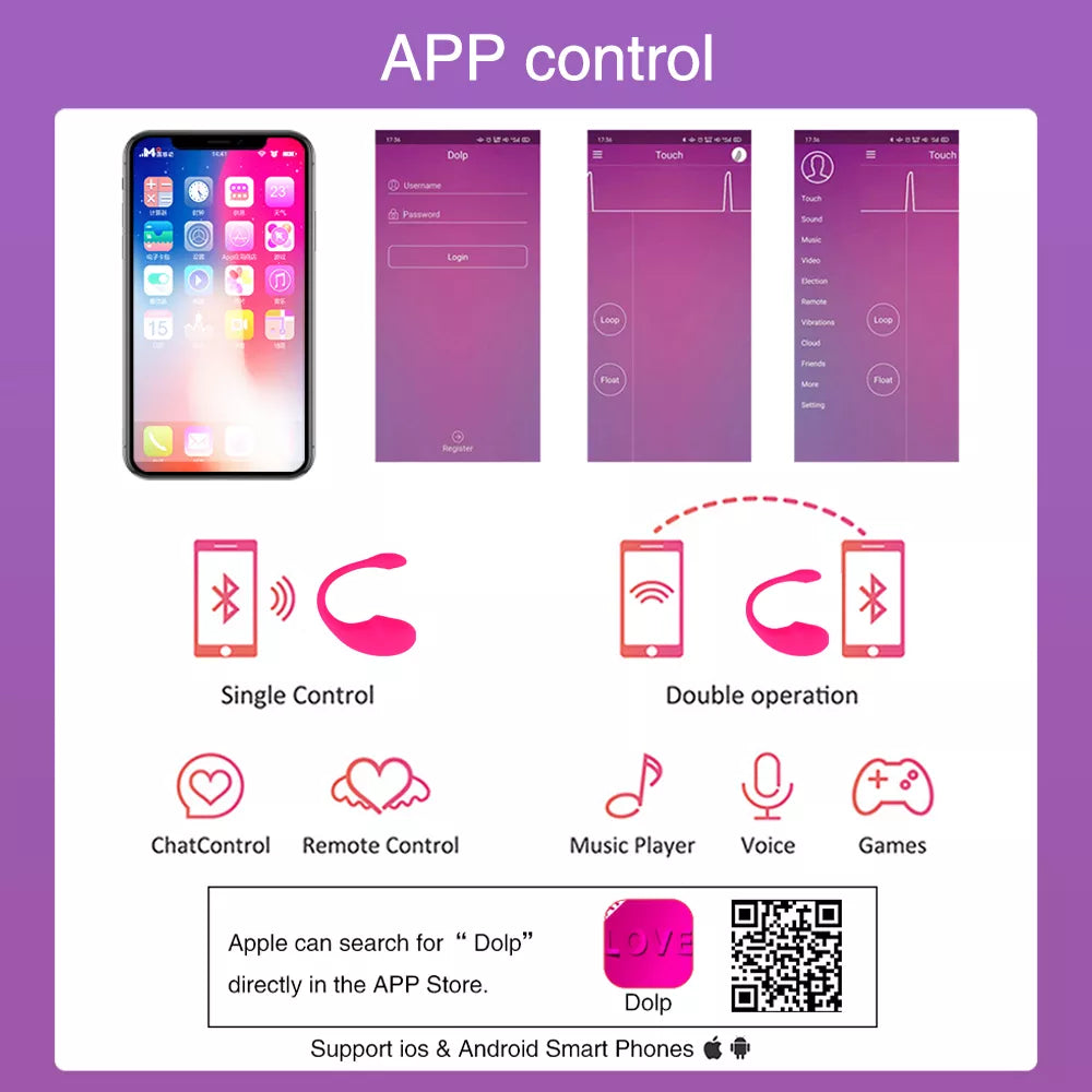 Vibrador Sirena — control por app a distancia