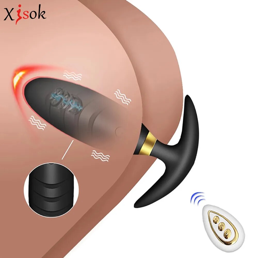 Vibrador anal Morgana — control remoto